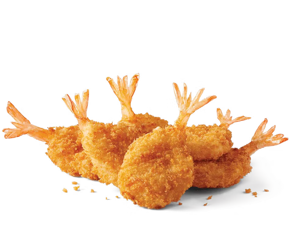 Culver’s Butterfly Jumbo Shrimp served golden fried with cocktail sauce, crispy and tender