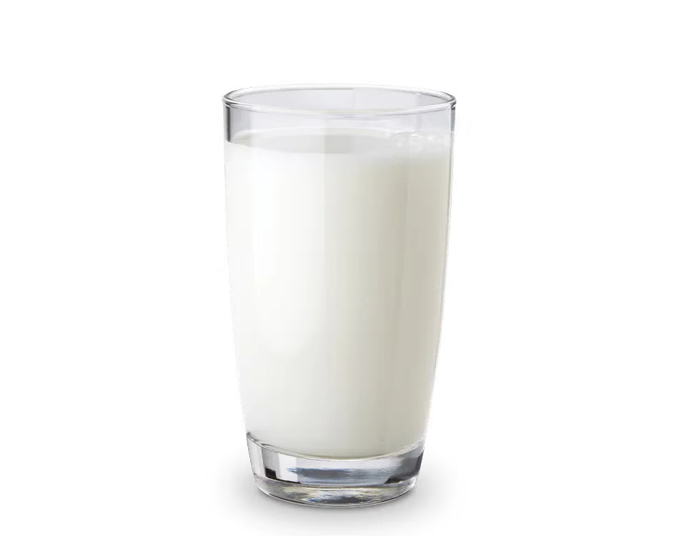 Culver’s White Milk served cold in a sealed bottle, perfect for kids and meals